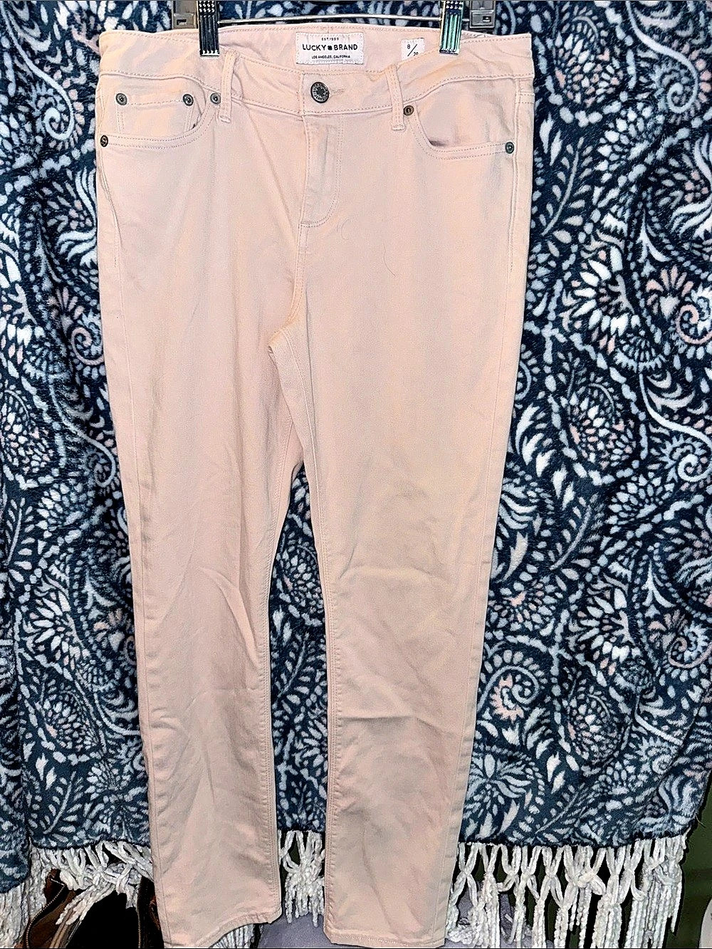 Lucky Brand Skinny Jeans Pink Size 8